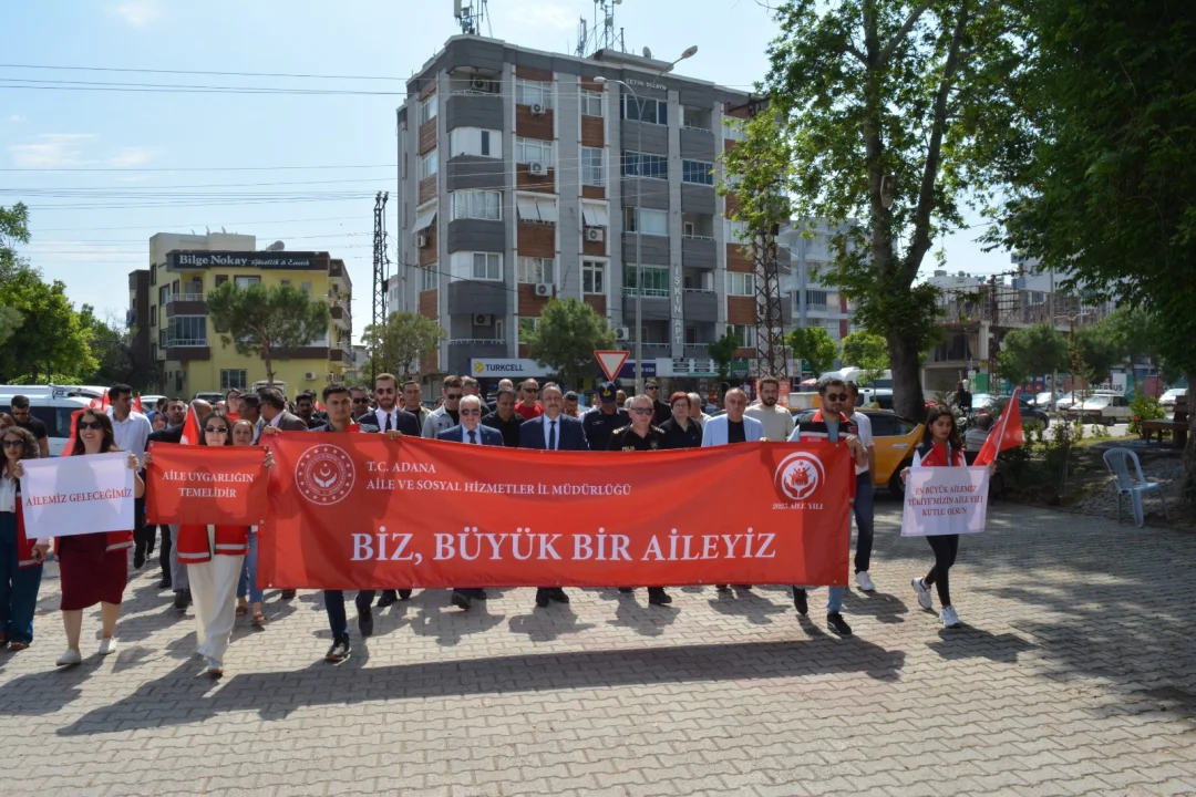 Sağlam Toplum, Güçlü Aile: Ceyhan’da Farkındalık Yürüyüşü